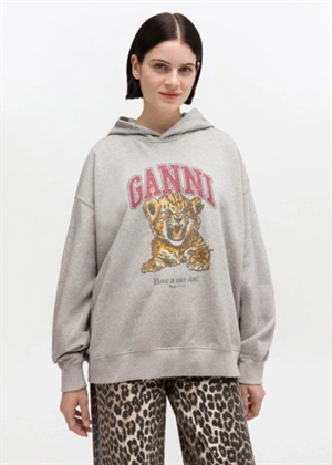 Isoli hoodie beaded baby tiger print Paloma A1060024 Ganni 